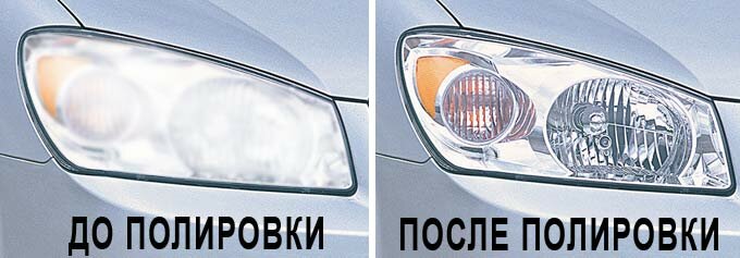 Полировка автомобильных фар и фонарей Полировка автомобильных фар